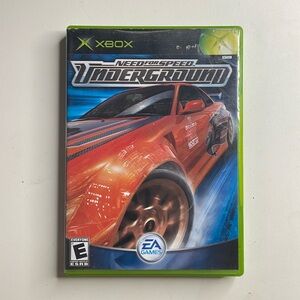 Microsoft Xbox Need For Speed Underground‎ OG Game. Complete. CIB. Tested!